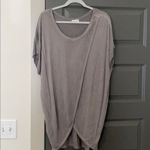 urban outfitters oversized cross draped tee